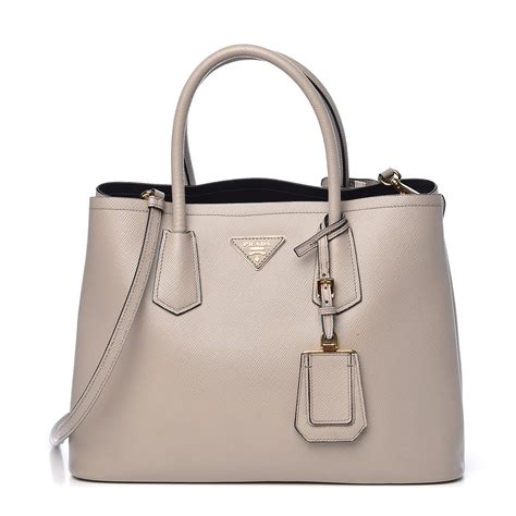 Prada Saffiano Cuir Medium Double Bag 